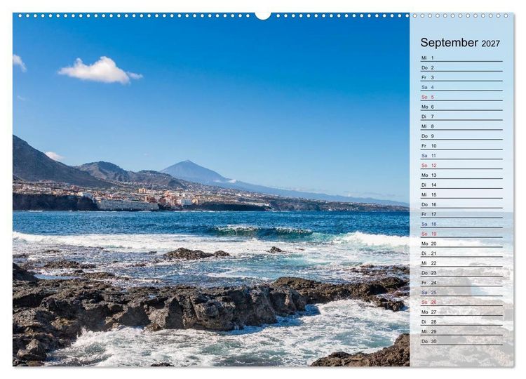 Produktbild: TENERIFFA - Zauberhafte Vulkaninsel (Wandkalender 2027 DIN A2 quer), CALVENDO Monatskalender