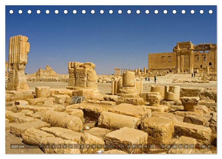 Produktbild: Palmyra - Historisches Syrien (Tischkalender 2026 DIN A5 quer), CALVENDO Monatskalender