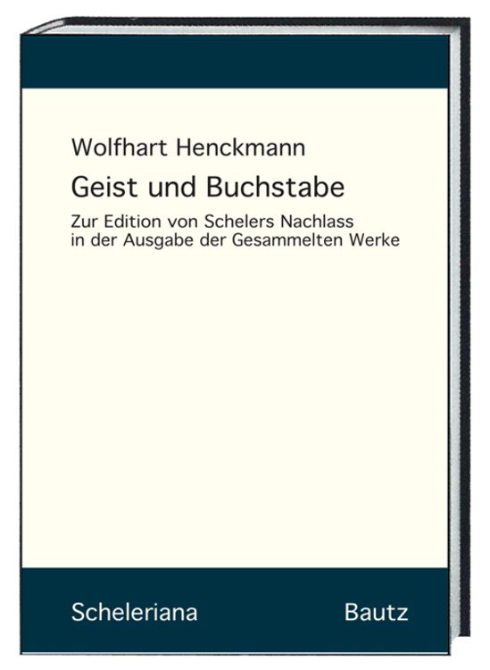Produktbild: Geist und Buchstabe