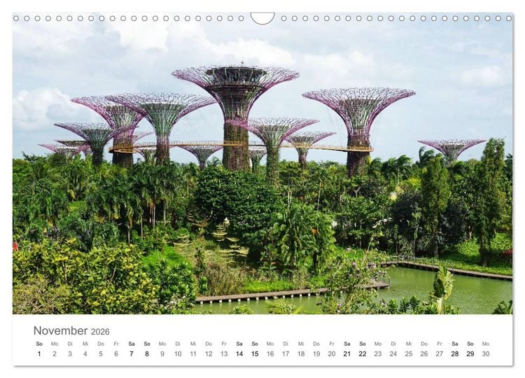 Produktbild: Singapur (Wandkalender 2026 DIN A3 quer), CALVENDO Monatskalender