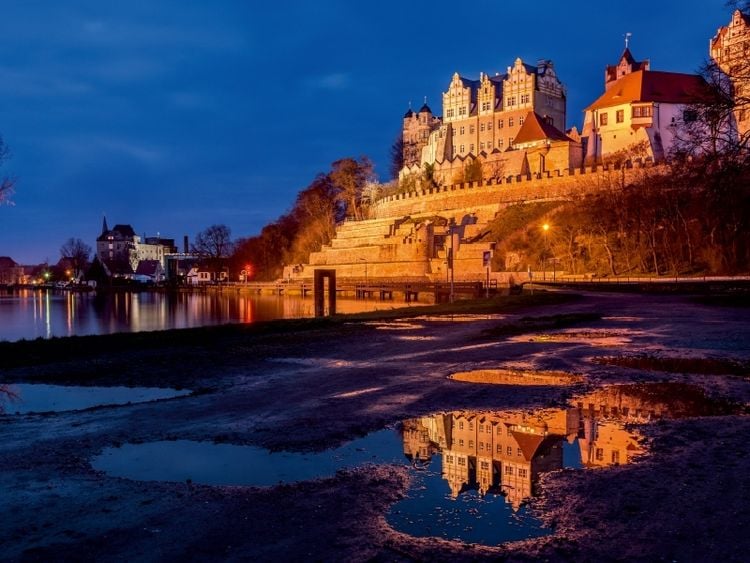 Produktbild: CALVENDO Puzzle Schloss Bernburg | 1000 Teile Lege-Gr&ouml;&szlig;e 64x48cm Foto-Puzzle f&uuml;r gl&uuml;ckliche Stunden