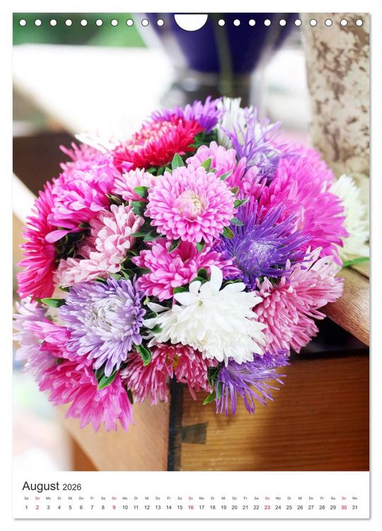 Produktbild: Verliebt in Blumen (Wandkalender 2026 DIN A4 hoch), CALVENDO Monatskalender