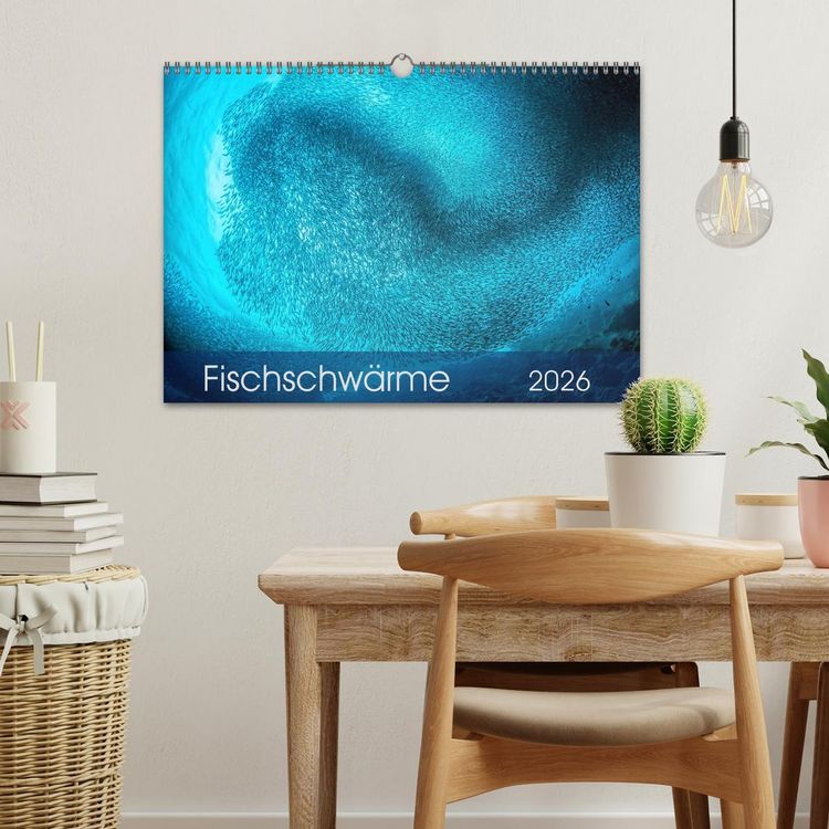 Produktbild: Fischschw&auml;rme (Wandkalender 2026 DIN A3 quer), CALVENDO Monatskalender