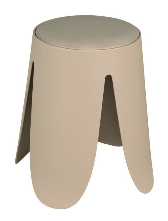 Produktbild: Badhocker Mod. Comiso Beige matt, belastbar bis 180 kg