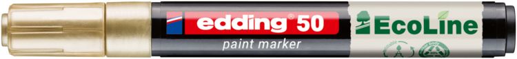 Produktbild: Edding 50 EcoLine 4-50-053 Lackmarker Gold 2 mm, 3mm