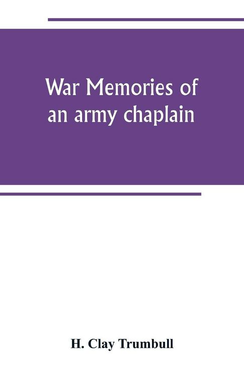 Produktbild: War memories of an army chaplain