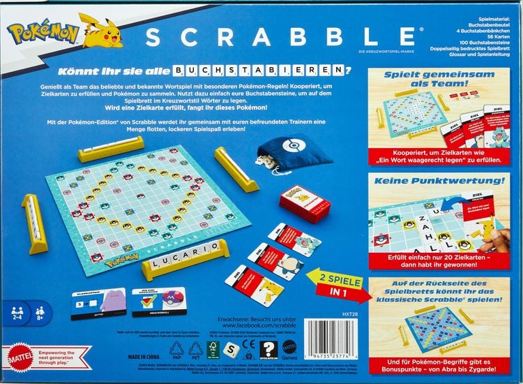 Produktbild: Scrabble Pokemon