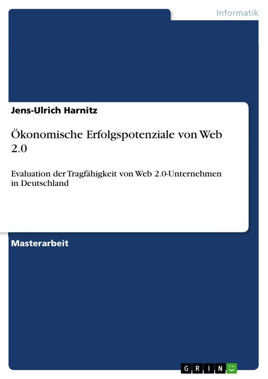 Produktbild: &Ouml;konomische Erfolgspotenziale von Web 2.0
