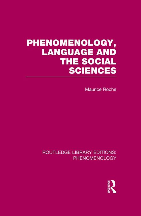 Produktbild: Phenomenology, Language and the Social Sciences