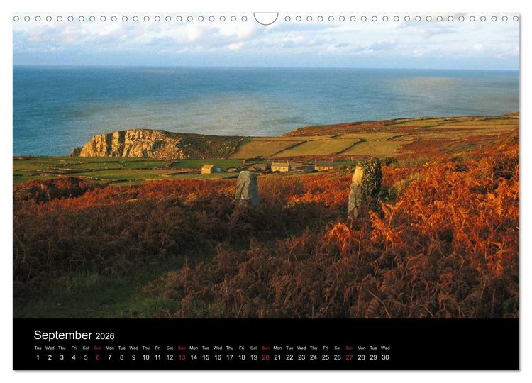 Produktbild: Penwith Landscapes Cornwall 2026 (Wall Calendar 2026 DIN A3 landscape), CALVENDO 12 Month Wall Calendar