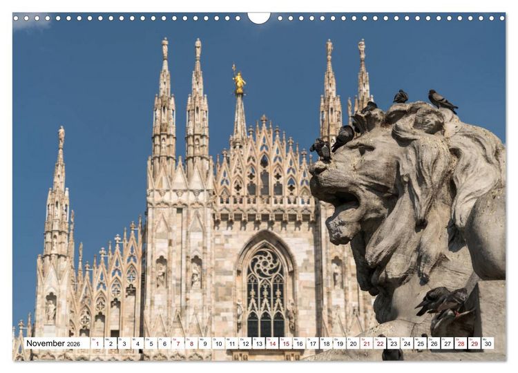 Produktbild: Italien - Mailand (Wandkalender 2026 DIN A3 quer), CALVENDO Monatskalender