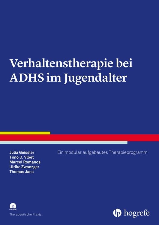 Produktbild: Verhaltenstherapie bei ADHS im Jugendalter