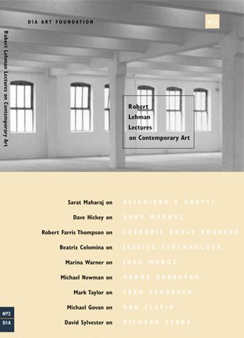 Produktbild: Robert Lehman Lectures on Contemporary Art No. 2