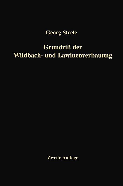 Produktbild: Grundri&szlig; der Wildbach- und Lawinenverbauung
