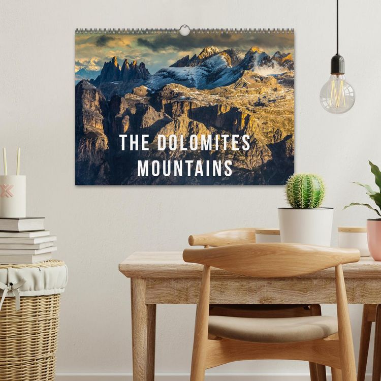 Produktbild: The Dolomites Mountains (Wall Calendar 2026 DIN A3 landscape), CALVENDO 12 Month Wall Calendar