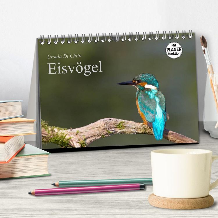 Produktbild: Eisv&ouml;gel (Tischkalender 2026 DIN A5 quer), CALVENDO Monatskalender