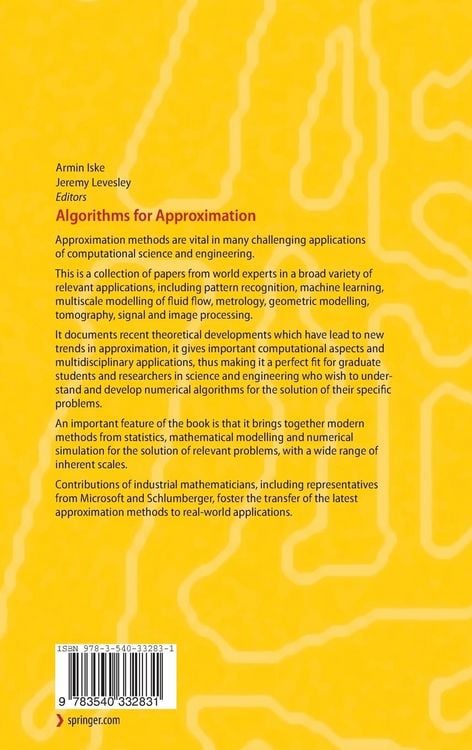 Produktbild: Algorithms for Approximation