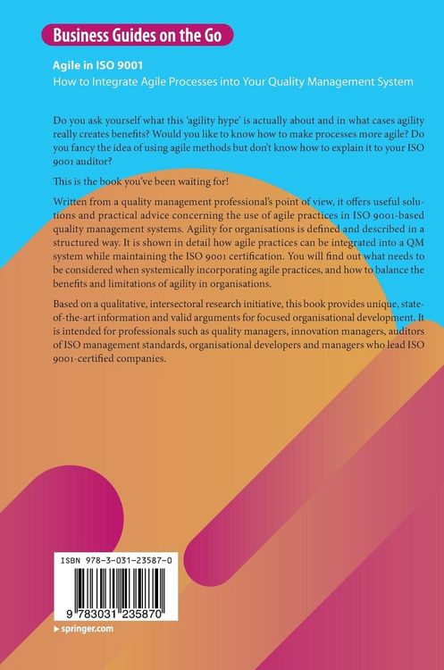 Produktbild: Agile in ISO 9001