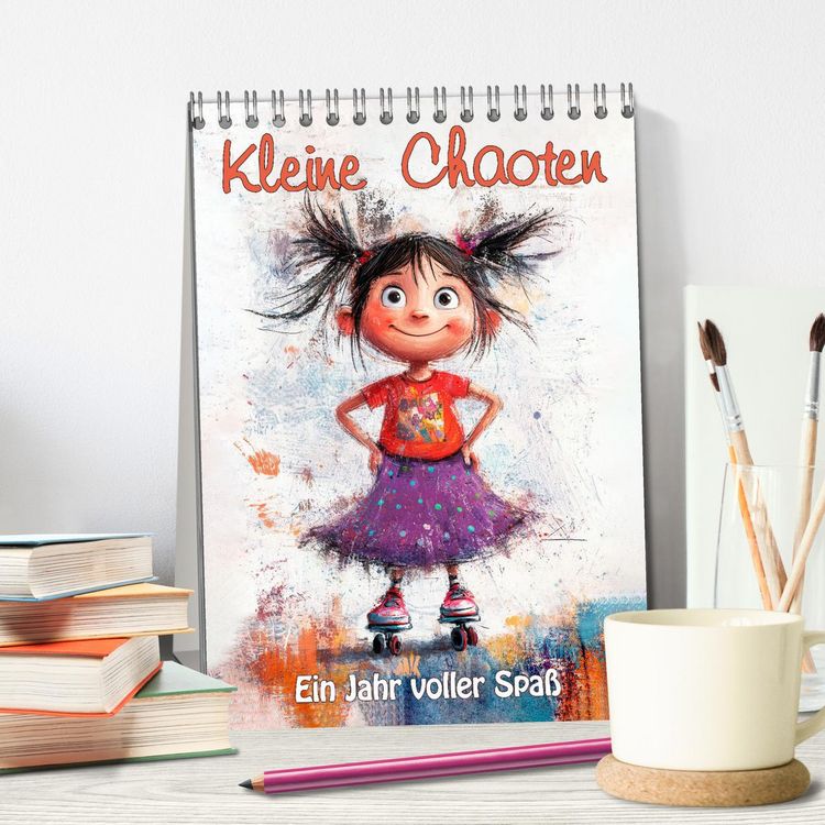 Produktbild: Kleine Chaoten (Tischkalender 2026 DIN A5 hoch), CALVENDO Monatskalender
