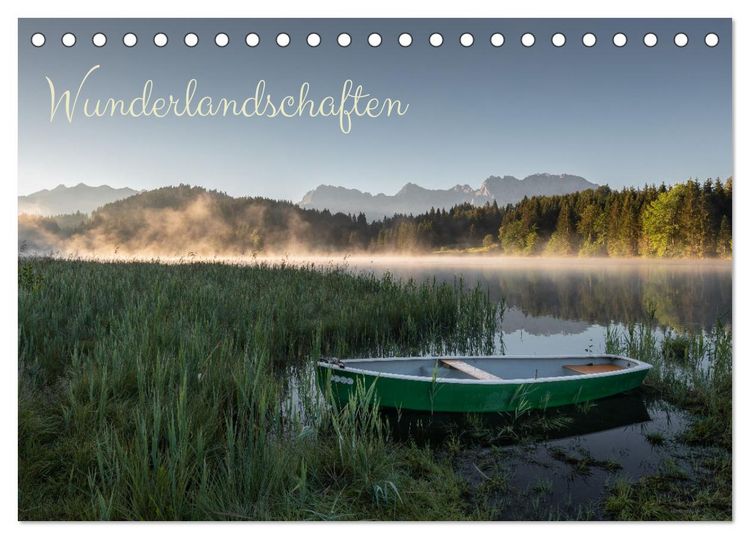 Produktbild: Wunderlandschaften (Tischkalender 2026 DIN A5 quer), CALVENDO Monatskalender