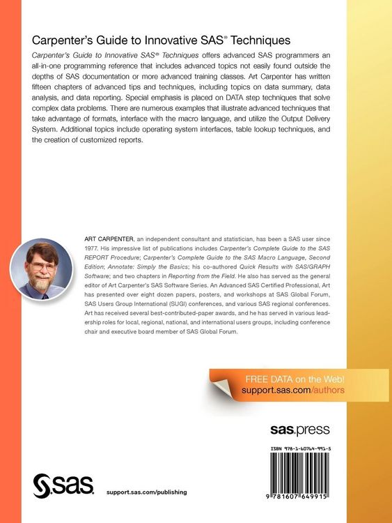 Produktbild: Carpenter's Guide to Innovative SAS Techniques