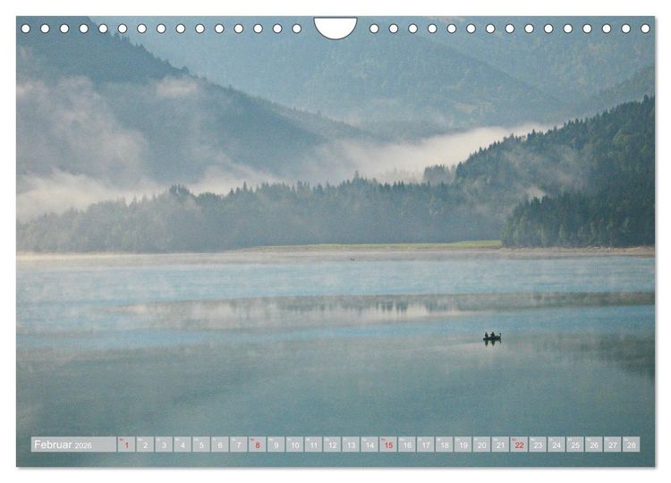 Produktbild: Der Sylvenstein - Impressionen eines Sees in Oberbayern (Wandkalender 2026 DIN A4 quer), CALVENDO Monatskalender