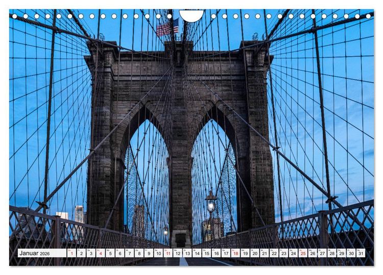 Produktbild: New York City - der besondere Blick auf Big Apple (Wandkalender 2026 DIN A4 quer), CALVENDO Monatskalender