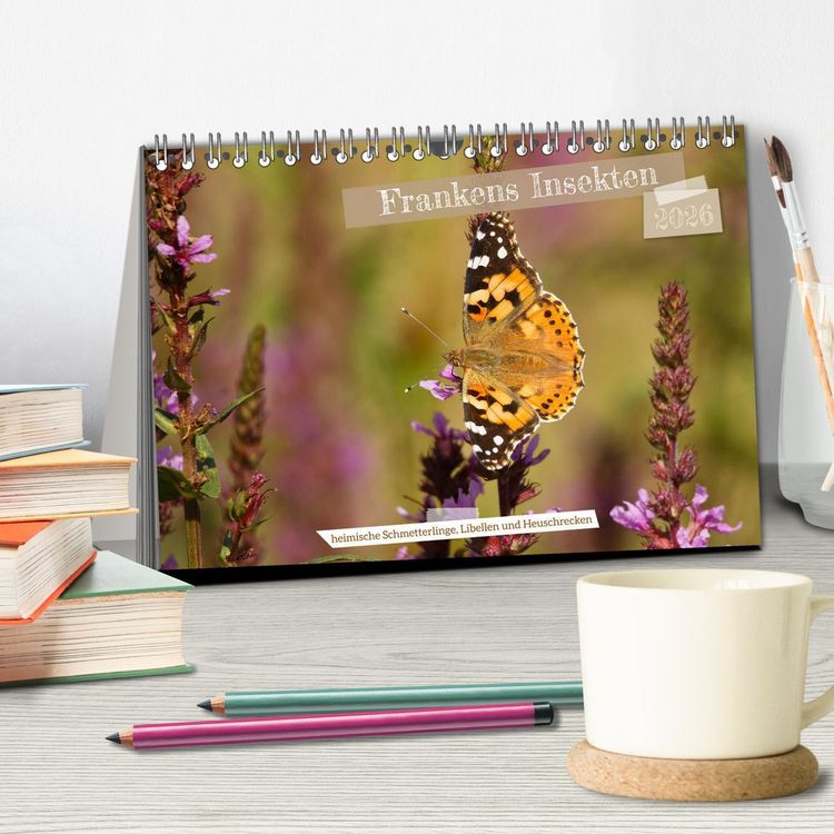 Produktbild: Frankens Insekten (Tischkalender 2026 DIN A5 quer), CALVENDO Monatskalender