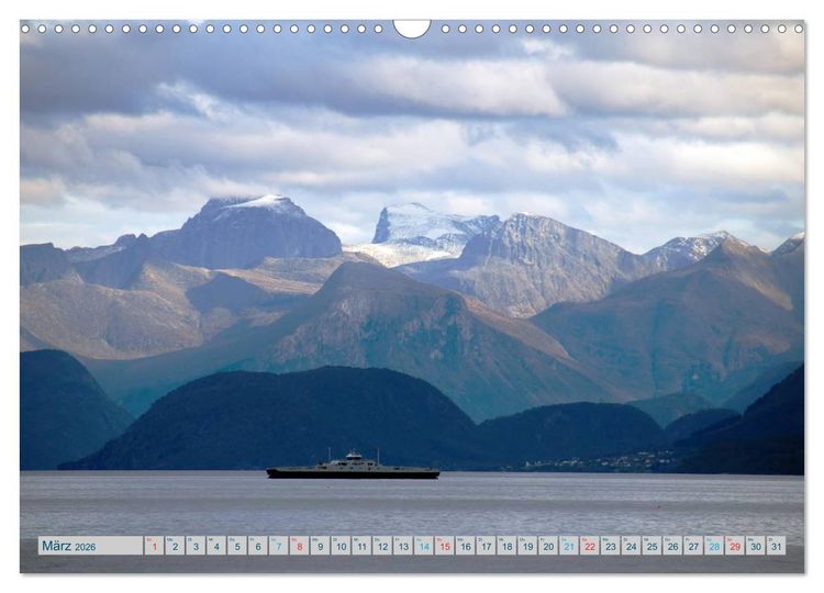 Produktbild: Norwegen - Hurtigruten (Wandkalender 2026 DIN A3 quer), CALVENDO Monatskalender