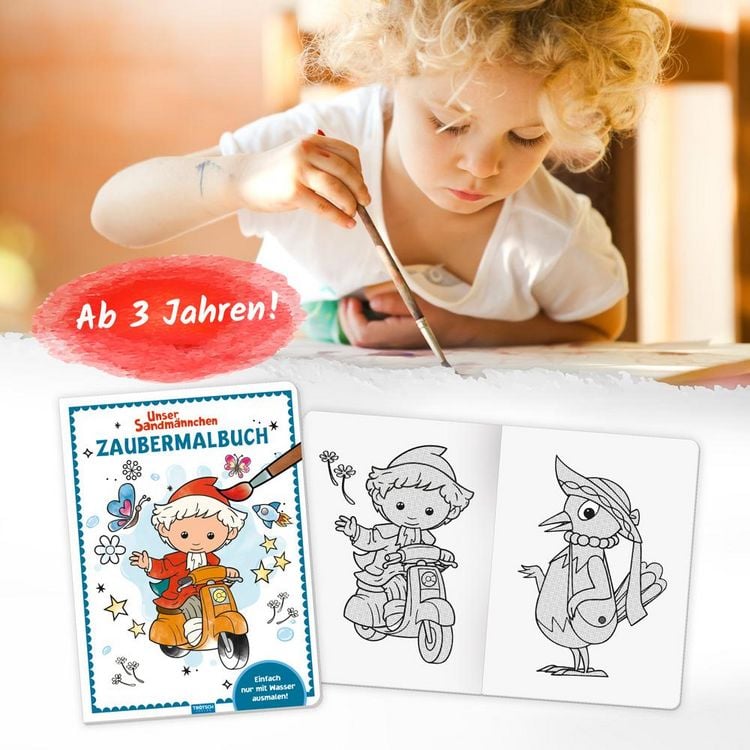 Produktbild: Tr&ouml;tsch Malbuch Unser Sandm&auml;nnchen Zaubermalbuch