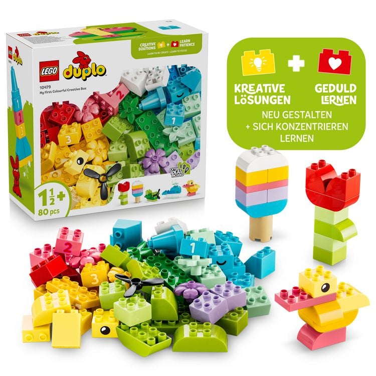 Produktbild: LEGO DUPLO 10479 Classic Bunte Kreativbox, Lern- und Bauspielzeug f&uuml;r ein freies Spielerlebnis