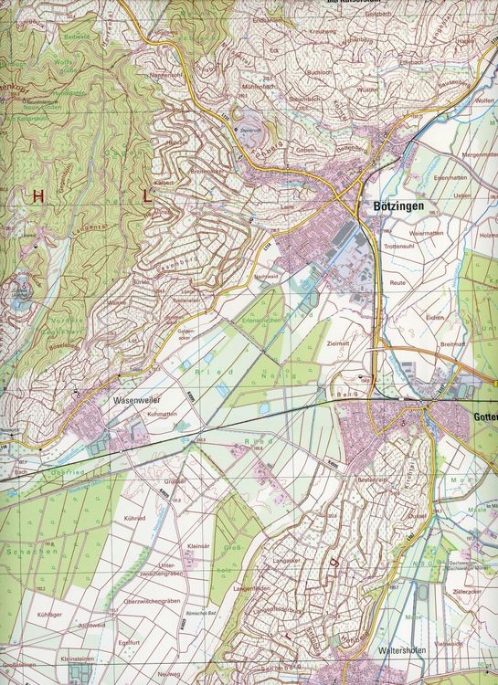 Produktbild: Freiburg im Breigau Nordwest 1 : 25 000