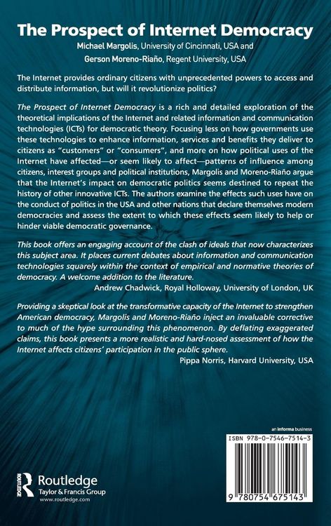 Produktbild: The Prospect of Internet Democracy