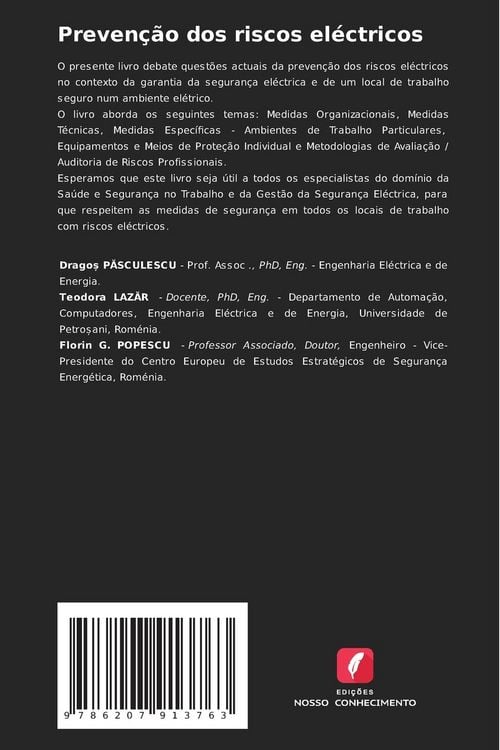 Produktbild: Preven&ccedil;&atilde;o dos riscos el&eacute;ctricos