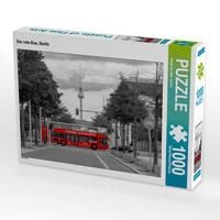 Produktbild: CALVENDO Puzzle Der rote Bus, Berlin | 1000 Teile Lege-Gr&ouml;&szlig;e 64x48cm Foto-Puzzle f&uuml;r gl&uuml;ckliche Stunden