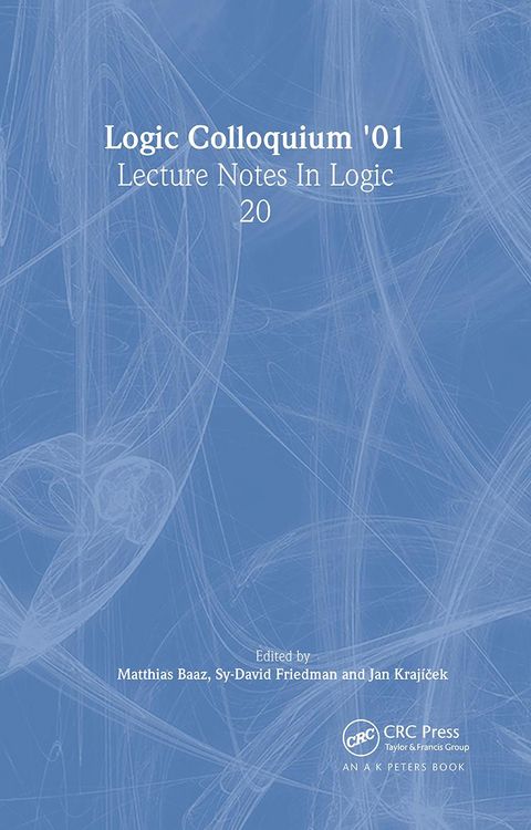 Produktbild: Logic Colloquium '01