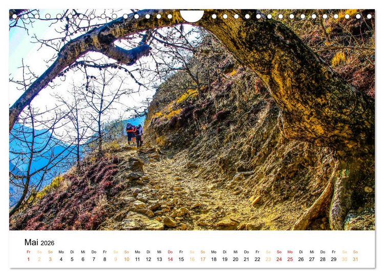 Produktbild: Qhapaq &Ntilde;an - die K&ouml;nigsstrasse der Anden (Wandkalender 2026 DIN A4 quer), CALVENDO Monatskalender