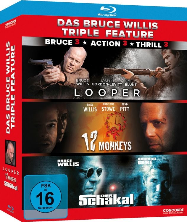 Produktbild: Das Bruce Willis Triple Feature [3 BRs]