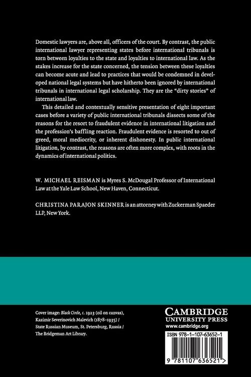 Produktbild: Fraudulent Evidence before Public International Tribunals