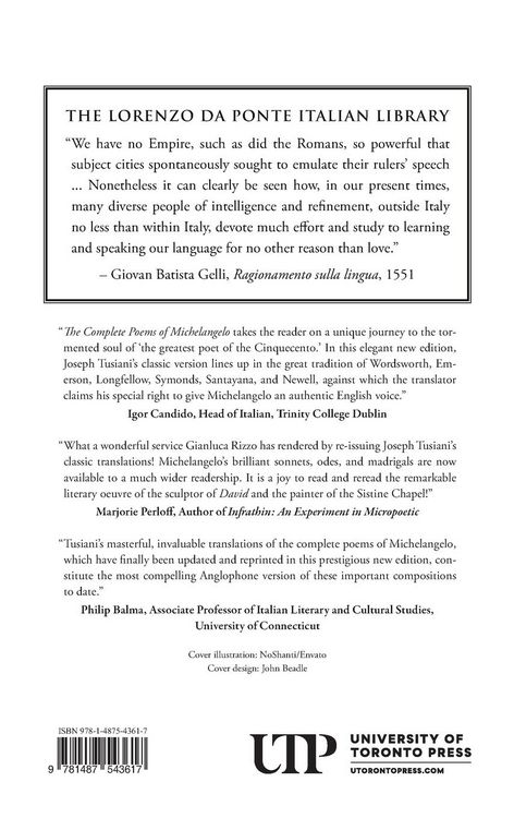 Produktbild: The Complete Poems of Michelangelo
