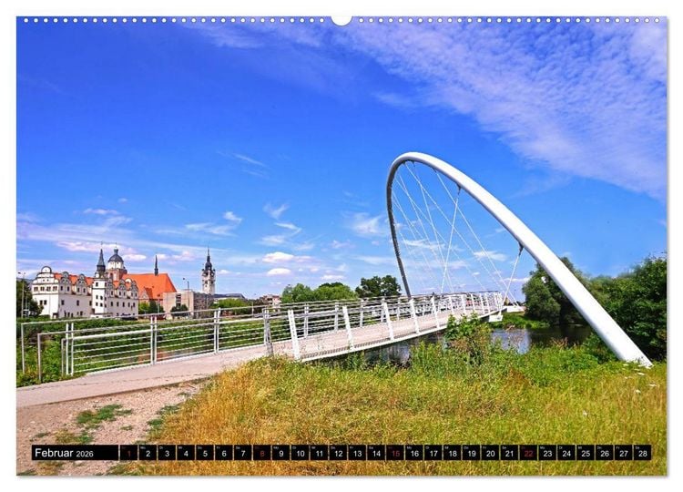 Produktbild: Elberadweg von Lutherstadt Wittenberg bis Hitzacker (Wandkalender 2026 DIN A2 quer), CALVENDO Monatskalender