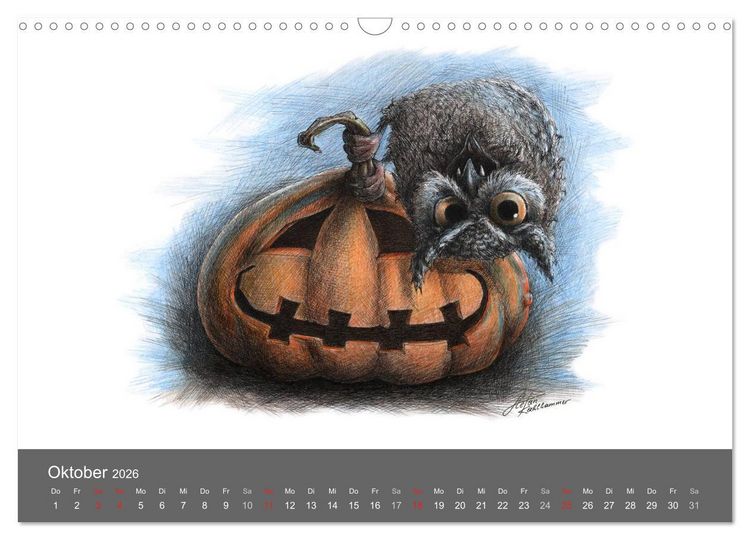 Produktbild: TIERONISCH (Wandkalender 2026 DIN A3 quer), CALVENDO Monatskalender