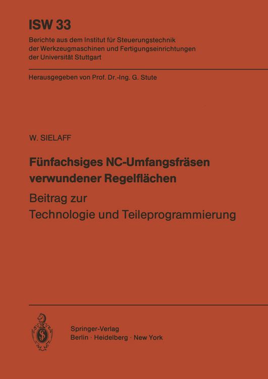 Produktbild: F&uuml;nfachsiges NC-Umfangsfr&auml;sen verwundener Regelfl&auml;chen