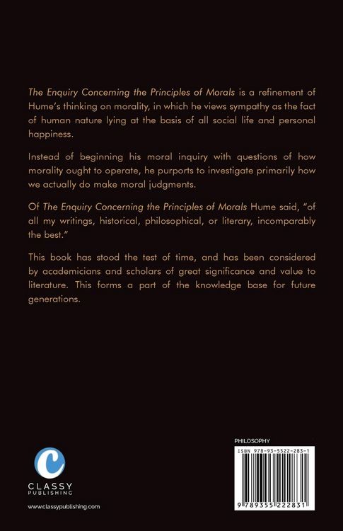 Produktbild: An Enquiry Concerning the Principles of Morals