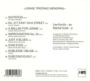 Produktbild: Live At The Berlin Jazz Days 1980