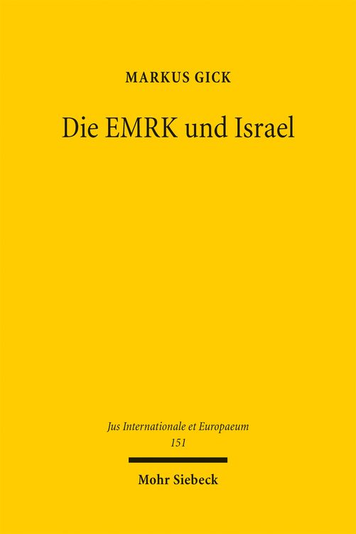 Produktbild: Die EMRK und Israel