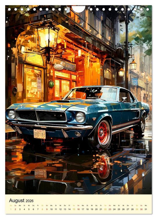 Produktbild: Nostalgic Cars der Traum (Wandkalender 2026 DIN A4 hoch), CALVENDO Monatskalender