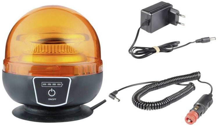 Produktbild: Nicar Rundumleuchte WL539WB 12 V, 24V Magnetfu&szlig;, Saugfu&szlig;