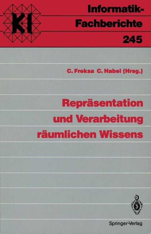 Produktbild: Repr&auml;sentation und Verarbeitung r&auml;umlichen Wissens