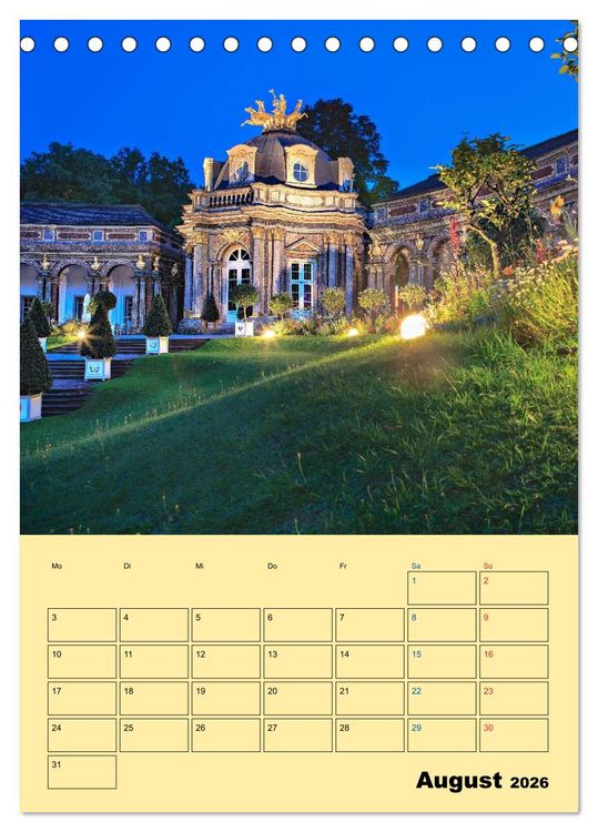 Produktbild: Bayreuth - die oberfr&auml;nkische Hauptstadt (Tischkalender 2026 DIN A5 hoch), CALVENDO Monatskalender